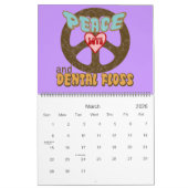 Dentistes amusants Calendrier du bureau (Mar 2026)