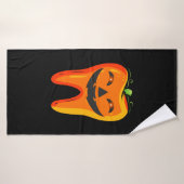 Dentistes Citrouille dentaire Halloween (Serviette de bain)