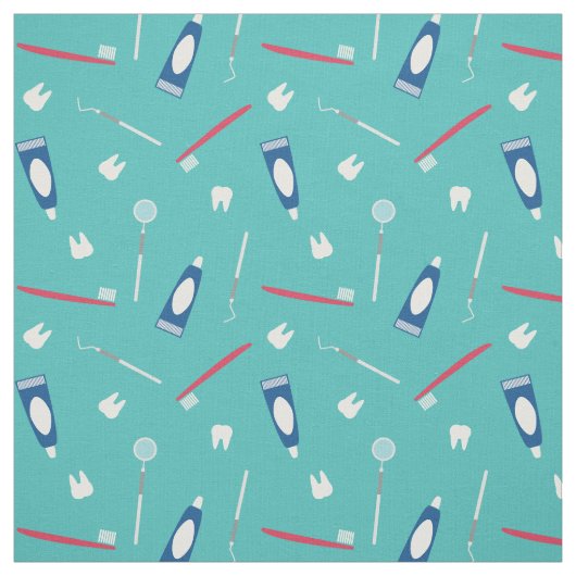 Dentistische instrumenten naadloos patroon stof (Swatch)
