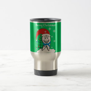 Dentistische kerstkaarten en cadeautjes reisbeker