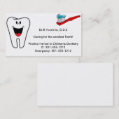 Dentistische Visitekaartjes (Voorkant / Achterkant)