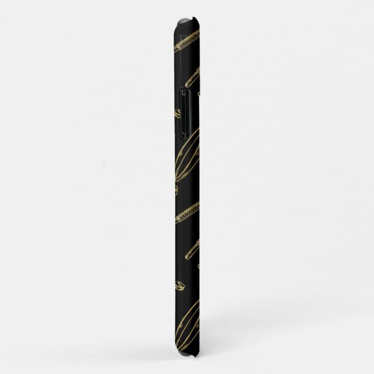 Dentistry Art Gold Pattern Monogram Case-Mate iPhone Case (Achterkant/rechts)