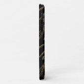 Dentistry Art Gold Pattern Monogram Case-Mate iPhone Case (Achterkant/links)