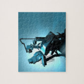 Dentist's stoel, computerkunstwerk. legpuzzel (Verticaal)