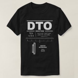 Denton Enterprise Airport DTO USAA T-shirt