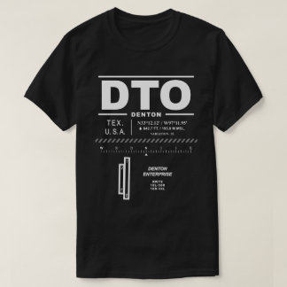Denton Enterprise Airport DTO USAA T-shirt