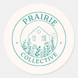 Denton Prairie Collectieve Ronde Stickert Ronde Sticker