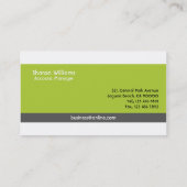 D'entreprise - cartes de visite (Dos)