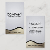 D'entreprise - cartes de visite (Devant / Derrière)
