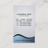 D'entreprise - cartes de visite (Dos)