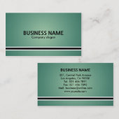 D'entreprise - cartes de visite (Devant / Derrière)