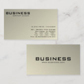 D'entreprise - cartes de visite (Devant / Derrière)