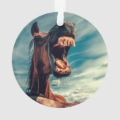 Dents de bouche du cheval Proximité animal de Chev (dos)