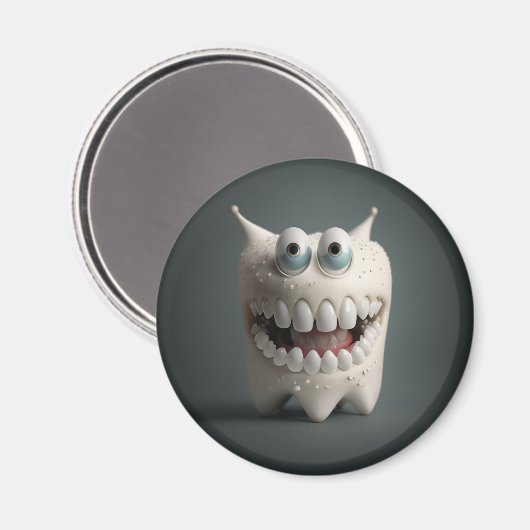 Dents de dents, aimant (Recto/Verso)