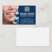 Dents de nettoyage | Carte de visite du code d'ana (Devant / Derrière)