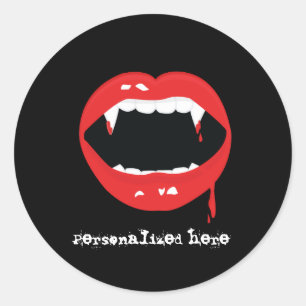 Dents de Vampire Halloween Autocollant de Crocs de