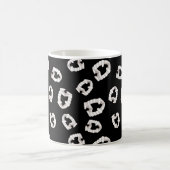 Dents Vampire en plastique - Mug de café noir (Centre)