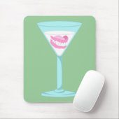 Dentures False Teeth Martini Muismat (Met muis)