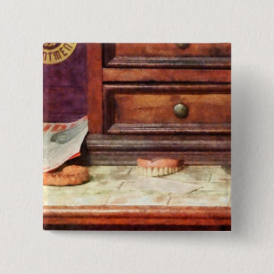 Dentures Vierkante Button 5,1 Cm
