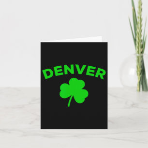 Denver 2025 St Patricks Day Holiday Colorado City Kaart