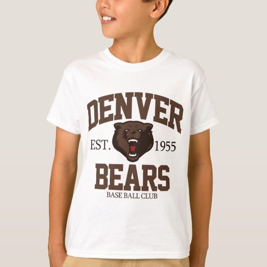 Denver Beren T-shirt (Voorkant)
