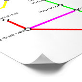 Denver Bike Map Poster (Hoek)