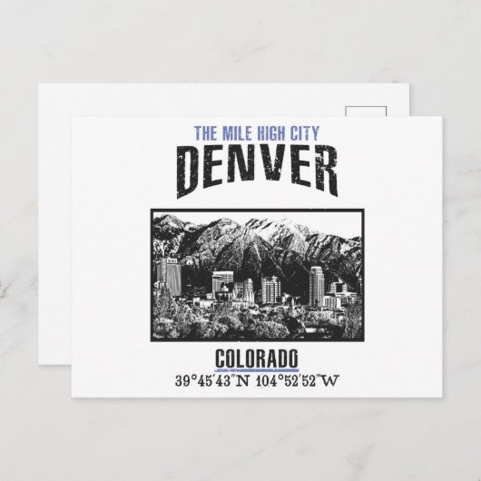 Denver Briefkaart (Voorkant / Achterkant)
