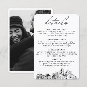 Denver Bruiloft Details Behuizing Kaart