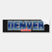 Denver Bumper Bumpersticker (Voorkant)