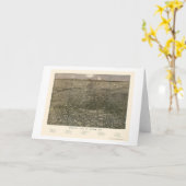 Denver, carte panoramique de Co - 1887 (Fleur jaune)