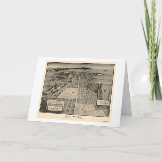 Denver, carte panoramique de Co - 1907 (Devant)