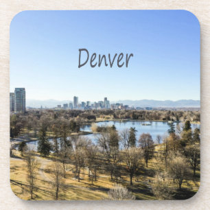 Denver City en Mountains Colorado Bier Onderzetter