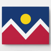 Denver City Flag, plaque colorado (Devant)