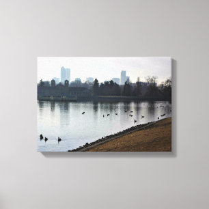 Denver City Park, Denver, Colorado Canvas Afdruk
