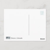 Denver Cityscape, Peinture par carte postale (Dos)