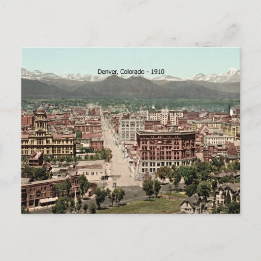 Denver, Colorado - 1910 Briefkaart (Voorkant)