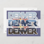 Denver, Colorado Briefkaart (Voorkant / Achterkant)
