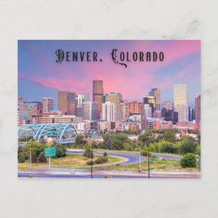 Denver Colorado Briefkaart Travel