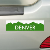 Denver Colorado Bumpersticker (Op auto)