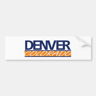 Denver Colorado Bumpersticker