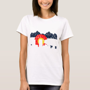Denver Colorado Flag T-shirt