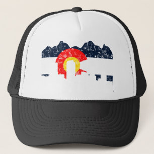 Denver Colorado Flag Trucker Pet