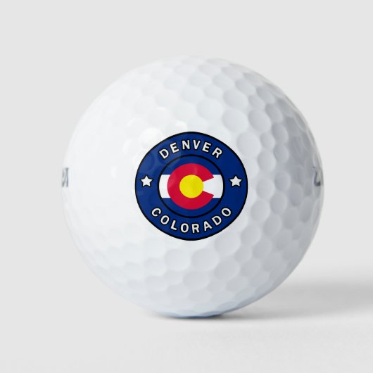 Denver Colorado Golfballen (Voorkant)