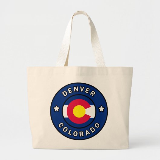 Denver Colorado Grote Tote Bag (Voorkant)