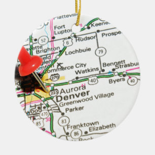 Denver, Colorado Keramisch Ornament