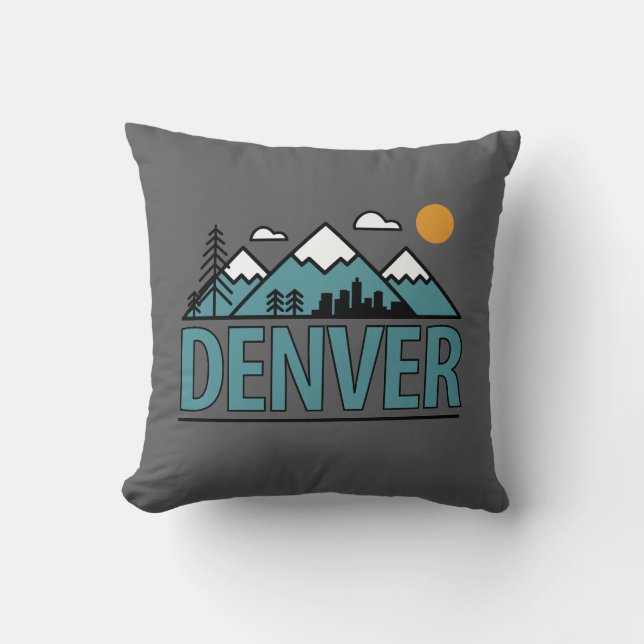 Denver Colorado Kussen (Voorkant)