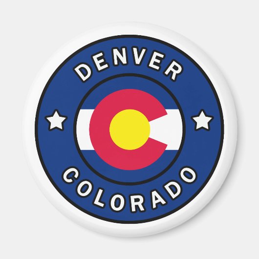 Denver Colorado Magneet (Voorkant)