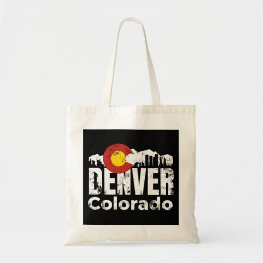 Denver Colorado Mountains Tote Bag (Voorkant)