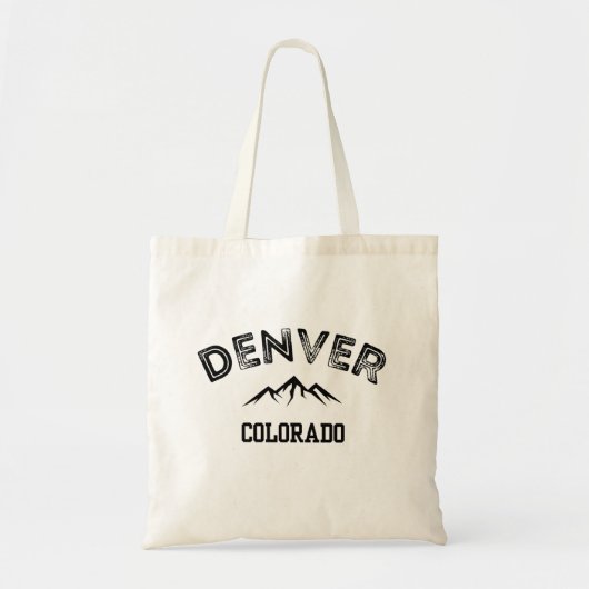 Denver Colorado Mountains Tote Bag (Voorkant)