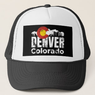 Denver Colorado Mountains Trucker Hat Pet